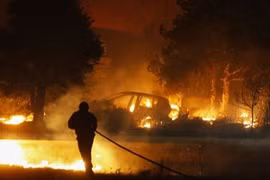 Decenas de indonesios hospitalizados por humo de incendio forestal