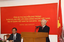 Máximo dirigente partidista de Vietnam aboga por profundizar lazos con Indonesia