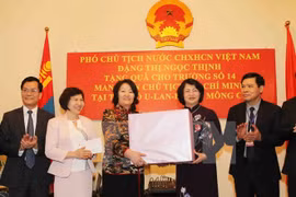 Vicepresidenta vietnamita prosigue actividades en Mongolia