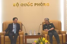 Viceministro vietnamita de Defensa recibe al embajador chino