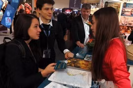 Mapas de Vietnam expuestos en Feria Internacional de Turismo Berlín 