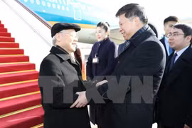 Máximo líder partidista de Vietnam inicia visita oficial a China 