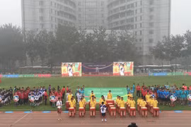 Efectúan torneo amistoso juvenil de fútbol China-ASEAN 