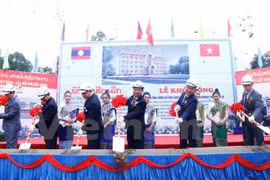 Arranca en Laos construcción de escuela Sithanaxay financiada por Vietnam