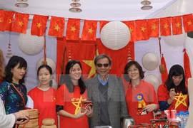 Impresionante imagen de Vietnam en Feria Bazaar en la India