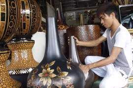 Productos de laca de la aldea de Tuong Binh Hiep