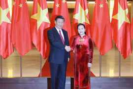 Presidenta del Parlamento de Vietnam se reúne con Xi Jinping
