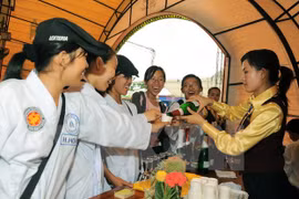 Amenas actividades en Festival de Flores de Da Lat 