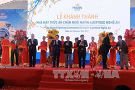 Inauguran fábrica de piensos de 14,3 millones de dólares en Nghe An