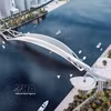 Ciudad Ho Chi Minh inicia las obras de un puente peatonal sobre el río Saigón, con una inversión de unos 138 millones de dólares.. (Fuente: VNA)