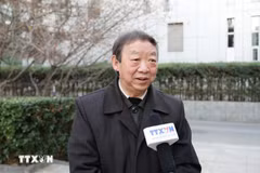 Zhu Chenming, director del Instituto Honorífico de Estudios del Sur de Asia y el Sudeste Asiático en la Academia de Ciencias Sociales de la provincia china de Yunnan (Fuente: VNA)