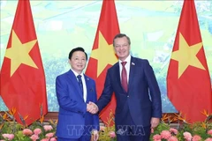 El viceprimer ministro Tran Hong Ha y el primer vicepresidente del Consejo de la Federación de Rusia, A.V. Yatskin (Fuente: VNA)