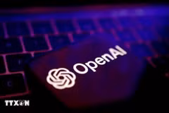 El logotipo de OpenAI. (Foto: Reuters/VNA)