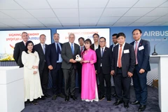 El evento tiene lugar en el Salón Aeronáutico Lé Bourget de París 2025 (Fuente: Vietjet)