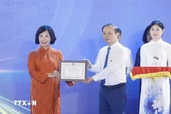 El comité organizador otorgó a VNA el premio A por su impresionante stand. (Foto: VNA)
