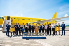 Vietravel Airlines recibe un nuevo Airbus A320 con la matrícula VN-A136 (Fuente: VNA)