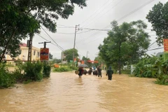 Una parte de la comuna de Vna Nham en la provincia de Lang Son tras lluvias intensas (Fuente: VNA)