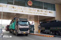 Una actividad de exportación e importación en la provincia de Lao Cai (Fuente: VNA)