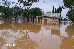 Las intensas lluvias y las inundaciones han provocado graves daños en varias provincias del centro de Vietnam (Fuente: VNA)