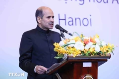 El embajador de Nueva Delhi en Vietnam, Sandeep Arya (Fuente: VNA)