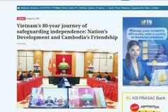 El artículo fue publicado el 25 de agosto en el periódico Khmer Times (Fuente: VNA)