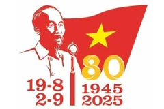 El logotipo oficial del 80.º aniversario del triunfo de la Revolución de Agosto (19 de agosto) y del Día Nacional (2 de septiembre) (Fuente: VNA)