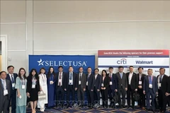 La delegación encabezada por el viceministro de Finanzas de Vietnam, Cao Anh Tuan (Fuente: VNA)
