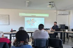 El especialista Gastón Fiorda habla en el evento (Fuente: VNA)