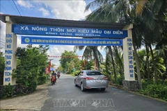 En una comuna que alcanza los estándares de nueva ruralidad en la provincia de Ben Tre (Fuente: VNA)