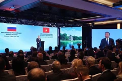 El secretario general del Partido Comunista de Vietnam, To Lam, participa en el Foro Empresarial Vietnam - Rusia (Fuente: VNA)