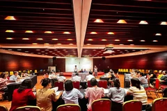 Taller de intercambio de experiencias en el Museo de Hanói. (Foto: Museo de Hanoi)