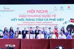 En la conferencia (Fuente: VNA)