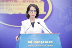 La portavoz del Ministerio de Relaciones Exteriores de Vietnam, Pham Thu Hang (Fuente: VNA)