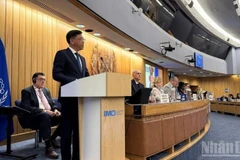 El viceministro de Construcción de Vietnam Nguyen Xuan Sang, habla en el evento (Fuente: VNA)