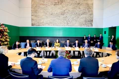 En el encuentro entre la vicepresidenta de Vietnam, Vo Thi Anh Xuan, y el vicepresidente del Parlamento Federal de Alemania, Bodo Ramelow (Fuente: VNA)