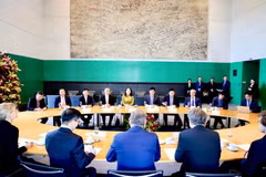 En el encuentro entre la vicepresidenta de Vietnam, Vo Thi Anh Xuan, y el vicepresidente del Parlamento Federal de Alemania, Bodo Ramelow (Fuente: VNA)