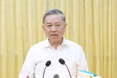 El secretario general del Partido Comunista de Vietnam (PCV), To Lam (Fuente: VNA)