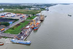 Se prevé que a partir de septiembre de 2026, los productos agrícolas del delta del Mekong se exporten directamente desde el puerto de Cai Cui a Guangxi, China. (Foto: VNA)
