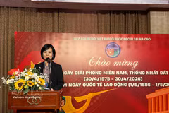 La cónsul general de Vietnam en Hong Kong y Macao, Le Duc Hanh (Fuente: VNA)