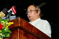 El presidente de la Asociación de Solidaridad Sri Lanka–Vietnam (SVSA), Sudasinghe Sugathapala (Fuente: VNA)