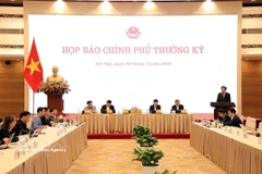 Phan Trung Tuan, jefe del Departamento de Administraciones Locales del Ministerio del Interior, habla en la cita (Fuente: VNA)