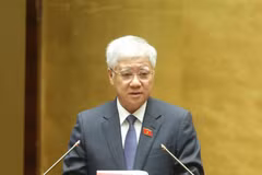 Do Van Chien, miembro del Buró Político del Partido Comunista de Vietnam (PCV) y presidente del Comité Central del Frente de la Patria del país (Fuente: VNA)