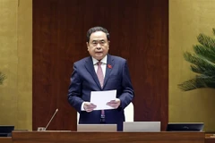 El presidente de la Asamblea Nacional de Vietnam, Tran Thanh man (Fuente: VNA)