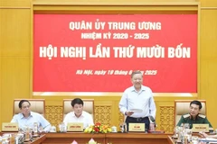 El secretario general del Partido Comunista de Vietnam, To Lam, preside la decimocuarta Reunión de la Comisión Central Militar (Fuente: VNA)