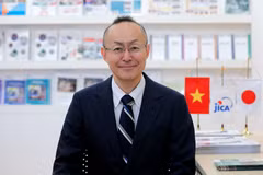 Kobayashi Yosuke, representante jefede JICA Vietnam. (Foto: JICA Vietnam)