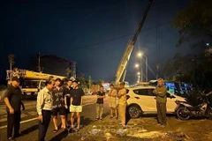 El accidente de autobús cama ocurrido en la provincia de Ha Tinh dejó 10 muertos y 15 heridos (Fuente: VNA)