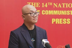 El periodista Vu Hoang Lan, representante del canal PhoBolsaTV (Fuente: VNA)