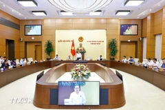 En una sesión del Comité Permanente de la Asamblea Nacional (Fuente: VNA)