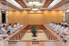 El Grupo de Trabajo N.º 1 fue presidido por Luong Cuong, presidente del Estado (Fuente: VNA)