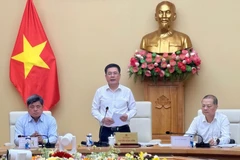 El ministro de Industria y Comercio, Nguyen Hong Dien habla en el evento (Fuente: Vietnamplus)